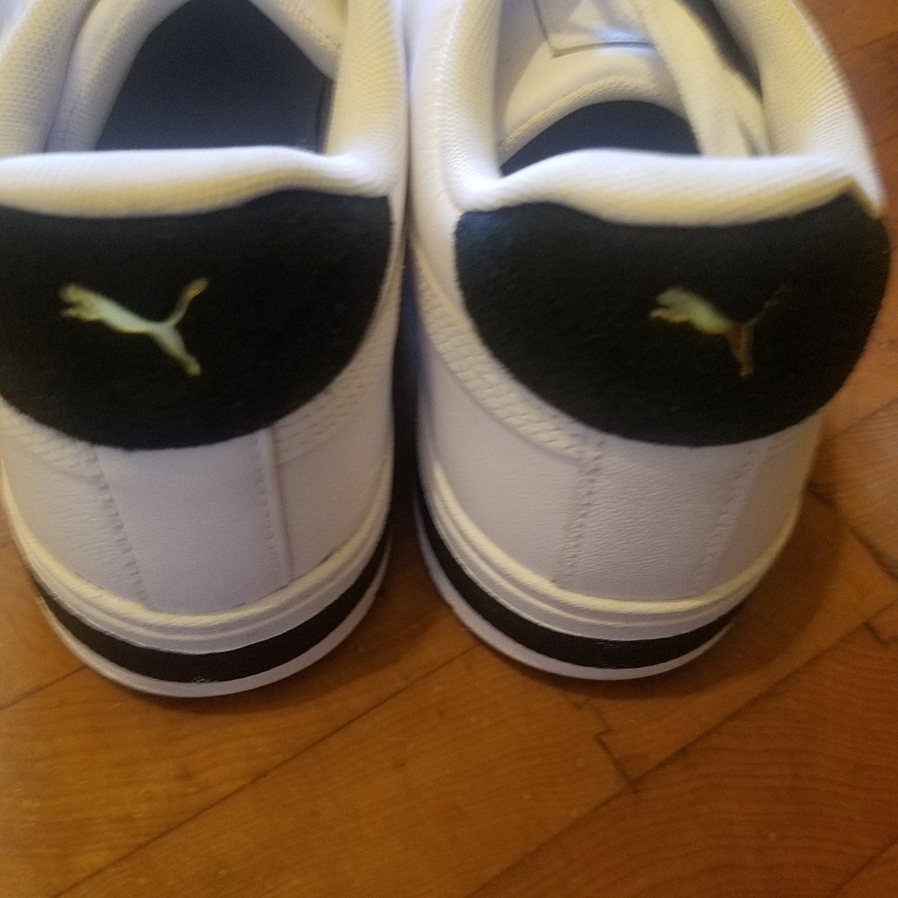 Puma White Black GV Special Athletic Shoes Sneakers Men's Size 12 - Picture 3 of 8